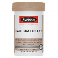 Swisse Ultiboost Calcium + D3 + K2 柠檬酸钙+D3+K2 60片